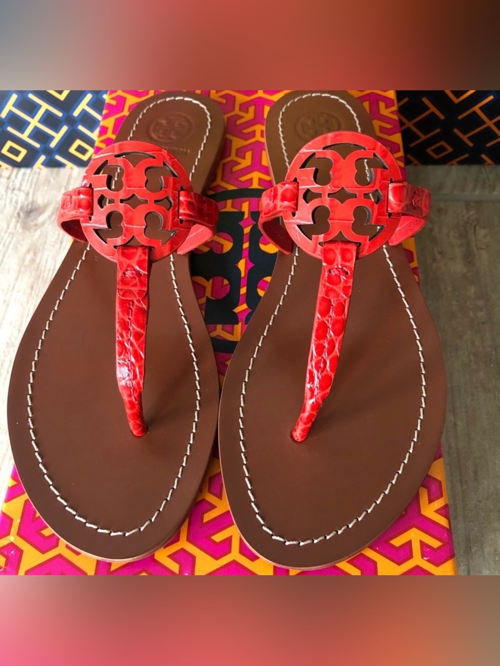 New TORY BURCH Mini Miller/ GABRIEL Sandals SIZE 9M